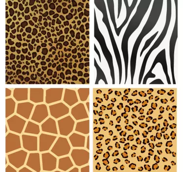 Animal print zid de perete decor decorativ - TenStickers