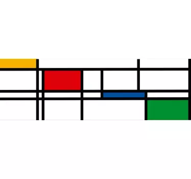 Culori minimaliste vinil art wall decal - TenStickers