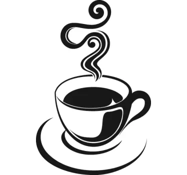 Cafenea cafea perete autocolant - TenStickers