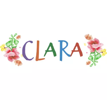 Flori nume biciclete decal - TenStickers