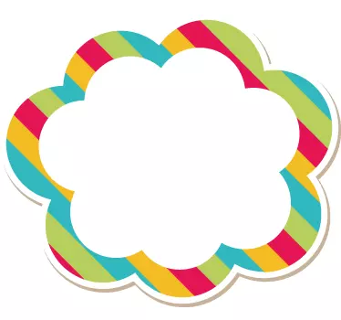 Autocolant nor personalizat colorat - TenStickers