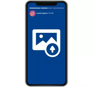 Poveste instagram cu autocolant foto personalizat - TenStickers