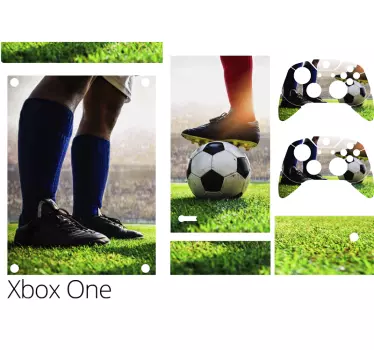 Fotbal (xbox one slim) autocolant xbox - TenStickers