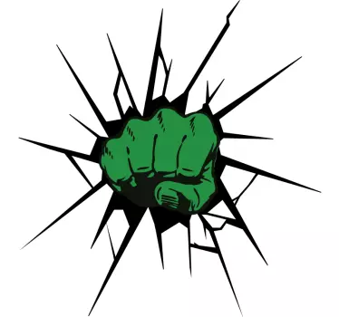 Autocolant de perete hulk smash - TenStickers