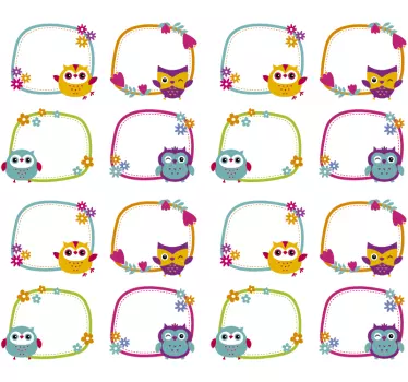 Etichete pentru cărți și caiete autocolant de perete educativ - TenStickers