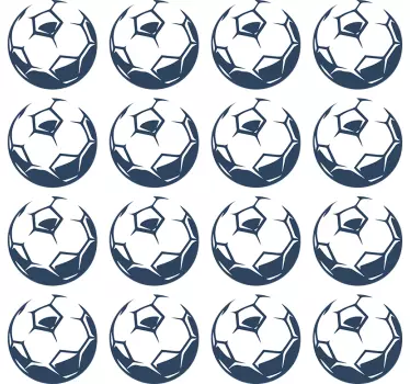 Autocolant de fotbal cu minge de fotbal - TenStickers