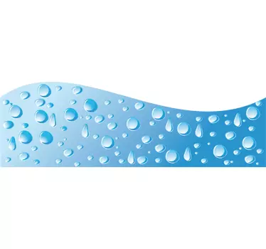 Condensator de apa autocolant baie - TenStickers
