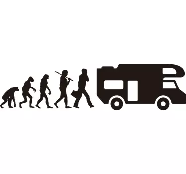 Autovehicul evoluție autocolant de vinil - TenStickers