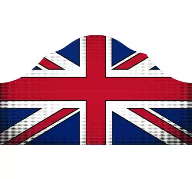 Autocolant de perete pentru cablu union jack - TenStickers