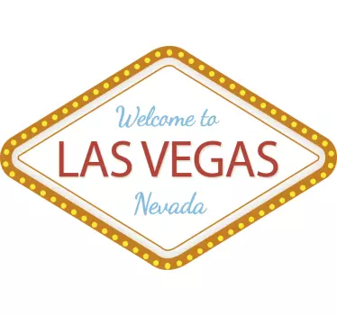 Decor de perete personalizat las vegas - TenStickers