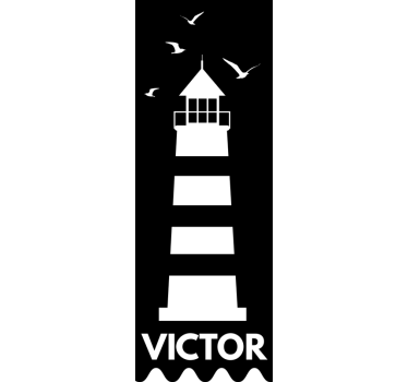 Decal fereastră far - TenStickers