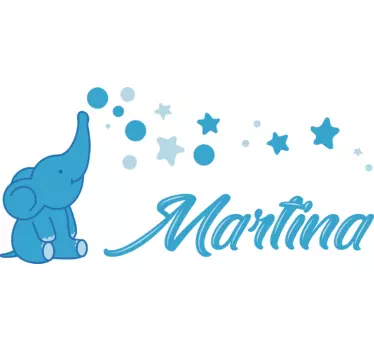 Elefant pentru sugari arta peretelui - TenStickers
