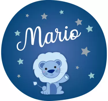 Arta de leu pentru sugari arta de perete - TenStickers