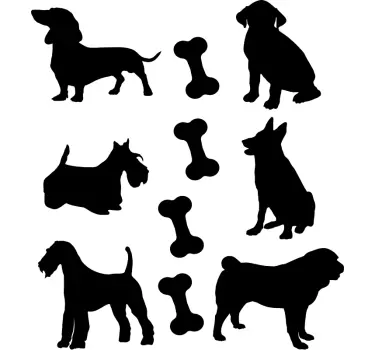Mobilier set de animale decal - TenStickers