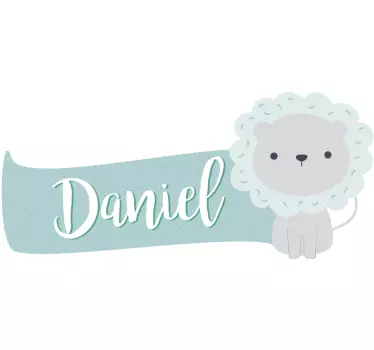 Leu cu numele de autocolant animal sălbatic - TenStickers