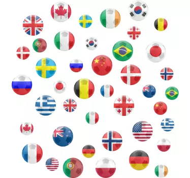 Autocolant de fotbal cu puncte de fotbal - TenStickers