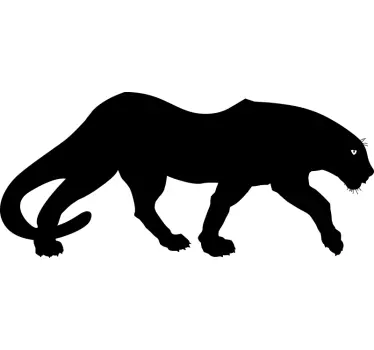 Autocolant cu pantera neagră pentru animale sălbatice - TenStickers