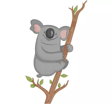 Arta de perete ilustrare ramură koala - TenStickers