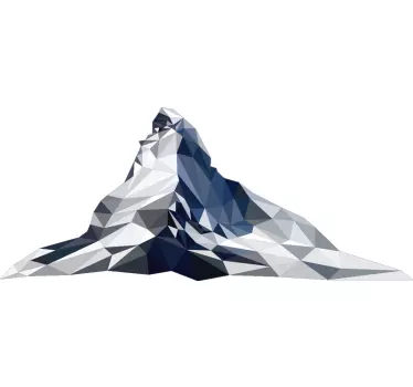 Decor de perete de munte - TenStickers