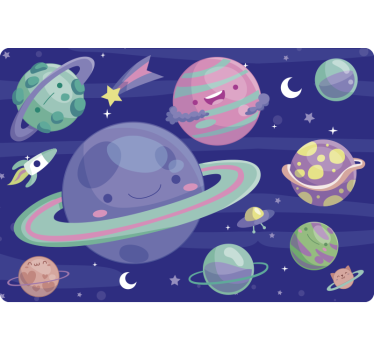 Piele colorată de laptop astral - TenStickers