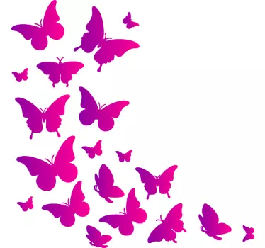 Fluture decal - TenStickers
