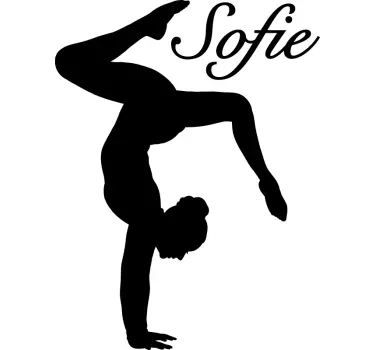 Gimnast dans decal - TenStickers