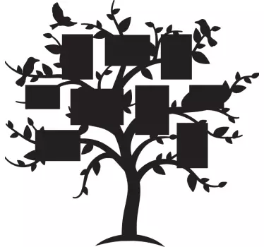 Rame arbore genealogic perete decal - TenStickers