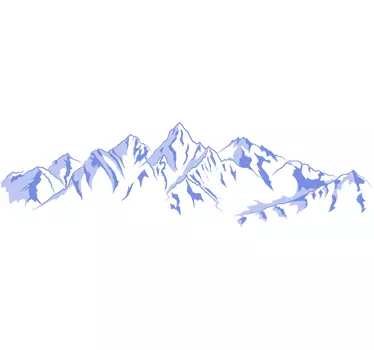 Zid de zid montan mural - TenStickers