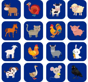 Animale ferme animal decal - TenStickers