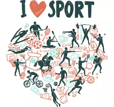 Sport olimpic decalaj pe perete olimpic - TenStickers