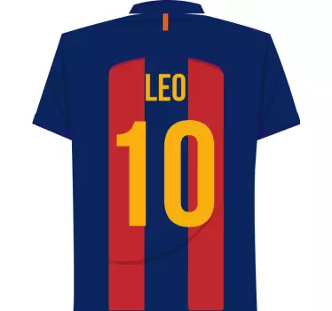 Autocolant de fotbal messi - TenStickers