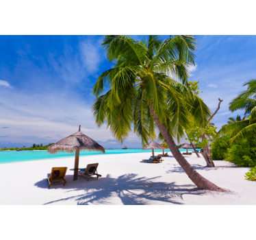 Paradisul insula de zi perete decor decor - TenStickers