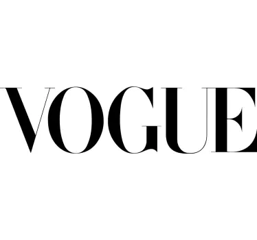 Vogue text decal perete - TenStickers