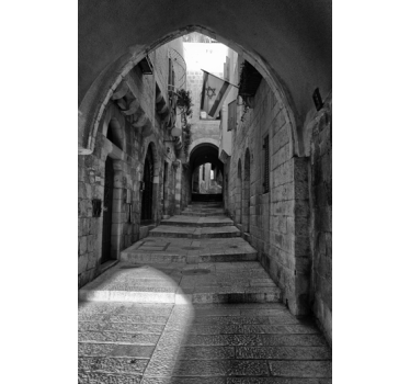 Strada de decor de perete din camera de zi jerusalem - TenStickers