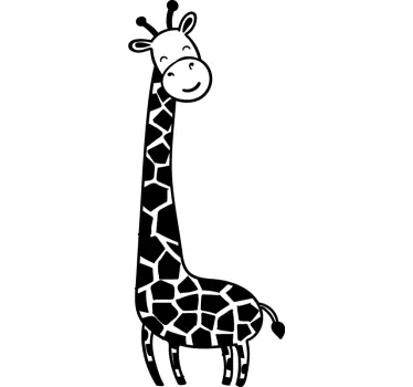 Giraffe baby walking baby sticker de perete - TenStickers