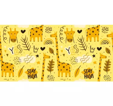 Girafe decalcomanii pentru decal mobilier - TenStickers