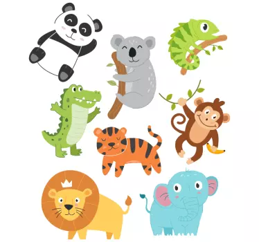 Autocolant de perete dormitor copii de toamnă desenate manual - TenStickers
