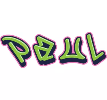 Minunat graffiti personalizat decalcomanie urbană - TenStickers