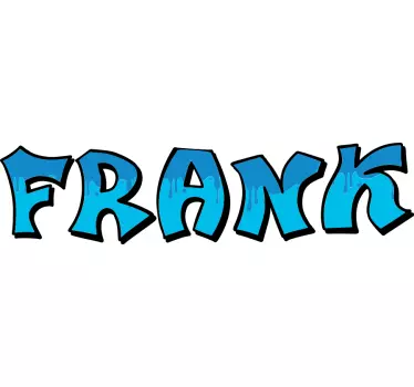 Nume personalizat stil graffiti autocolant urban - TenStickers