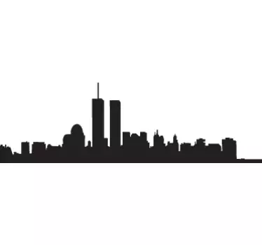 Autocolant cu silueta manhattan - TenStickers