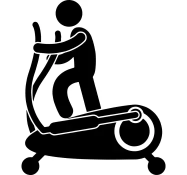 Autocolante cross trainer fitness pentru oameni - TenStickers