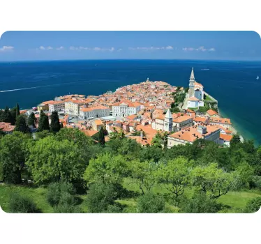 Autocolante piran view laptop - TenStickers
