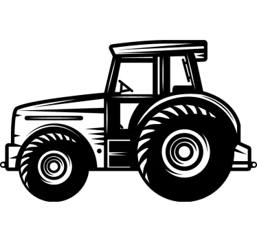 Autocolant industrial detaliat pentru tractoare agricole - TenStickers