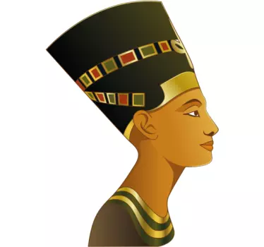 Nefertiti iphone decal - TenStickers