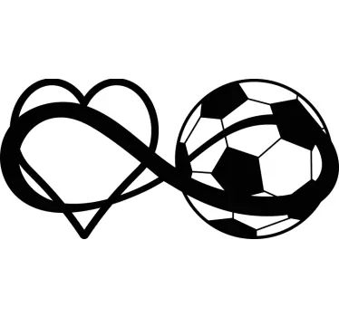 Autocolant fotbal infinit fotbal - TenStickers