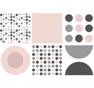 Transfer de țiglă cu model nordic - TenStickers
