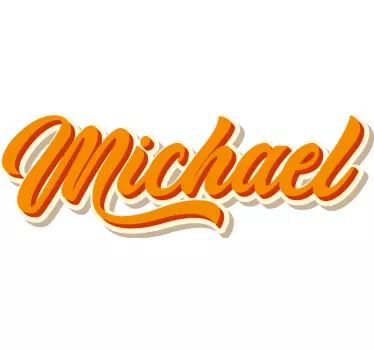 Autocolant personalizabil cu litere pentru nume - TenStickers