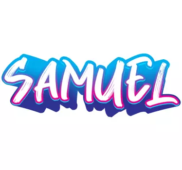 Autocolant luminos personalizat graffiti urban - TenStickers