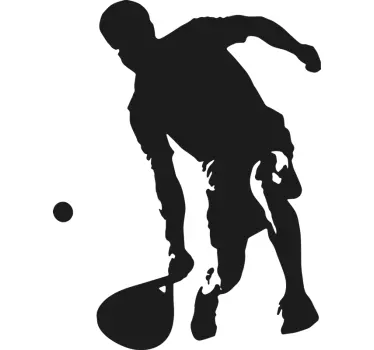 Autocolant de fotbal atlet în acțiune - TenStickers