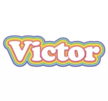 Autocolante texte etichete personalizate cu nume - TenStickers